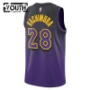 NBA Børn Trøje Los Angeles Lakers Rui Hachimura 2024-25 Nike City Edition Lilla Swingman